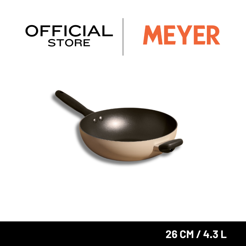 MEYER Bauhaus Induction กระทะเชฟอเนกประสงค์ ขนาด 26 ซม./3.8 ลิตร Chef's pan (13385-TE12)