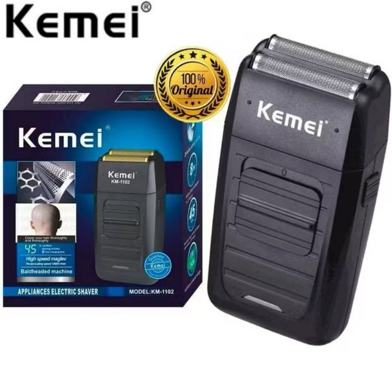 Kemei KM-1102 เครื่องโกนหนวดไฟฟ้า เครื่องโกนหนวด