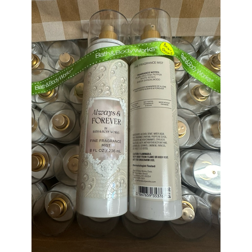 Always&Forever สินค้าพร้อมส่ง Bath&BodyWorks  Mist บอดี้สเปรย์ 236 ml