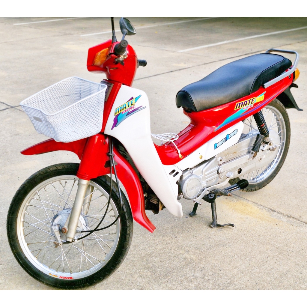 บังโคลนหน้า MATE100 (Y100) สีแดงสด (Y21) (CSI) (20103) - รูปที่ 3