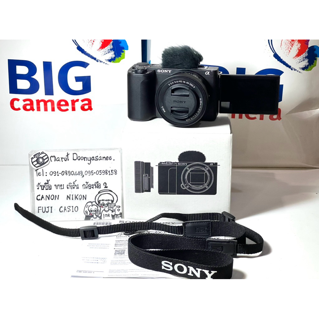 Sony Zv-E10M2 16-50mm OSS II สินค้ามือสอง ประกันศูนย์ยังเหลือ สภาพสวยไม่มีตำหนิ