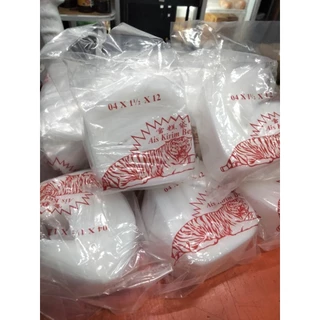 ถุงหวานเย็น ถุงยาว ถุงเสือ ขนาด1ครึ่ง*12 ยกแพ็ค10ห่อ