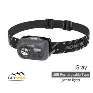 Aonijie Headlamp E4031 ไฟฉายคาดหัว เหมาะสำหรับวิ่งเทรล ตั้งแคมป์ มีแบบใช้แบตเตอรี่ และใช้ถ่าน AAA 180-200lm