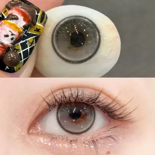 [ซื้อครบ฿99 แถมเครื่องสำอาง] MIDROO คอนแทคเลนส์ คอนแทคเลนส์ สีเทา🧊Tears Grey-14.5มม รายเดือน เลนส์มีค่าสายตา