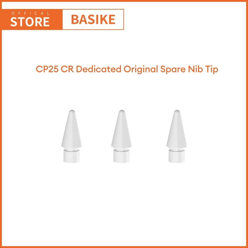BASIKE หัวปากกาสำรอง อุปกรณ์เสริมสำหรับแท็บเล็ต/ไอแพด ปลายปากกาสำรองfor Pencil CP25-CR หัวปากกาไอแพด ปลายสไตลัส