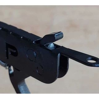 lกลกล่องเหล็กรมดำ ขายาว 6 ซม.หนา 3 มิล