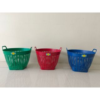 เข่งเบอร์ 6 คละสี  แพ็ค 6 ใบ ต่อ 1 คำสั่งซื้อ  บรรจุ 10 ลิตร…