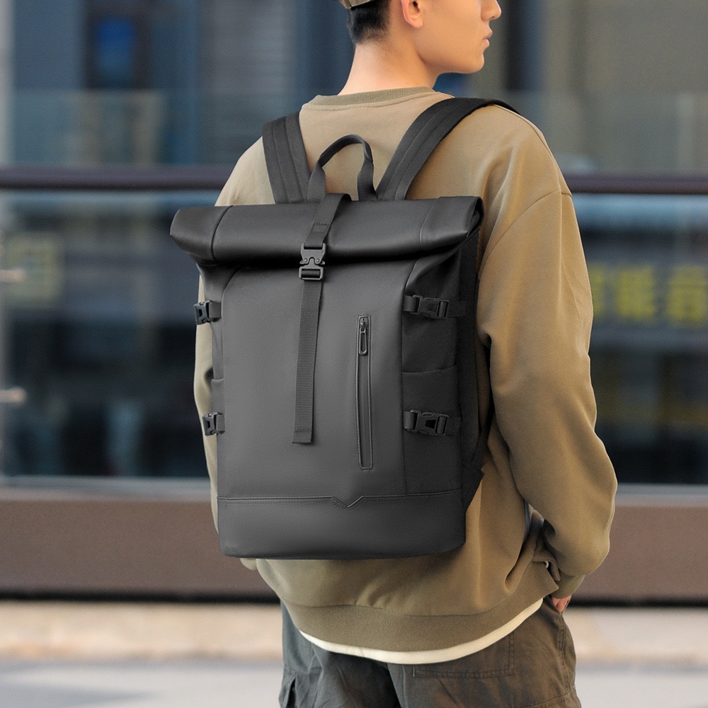 กระเป๋าเป้สะพายหลัง Travel bag กระเป๋าเป้สะพายหลังธุรกิจการเดินทาง backpack ผู้ชาย ใส่โน๊ตบุ๊คได้ถึง14นิ้ว รุ่น 8336