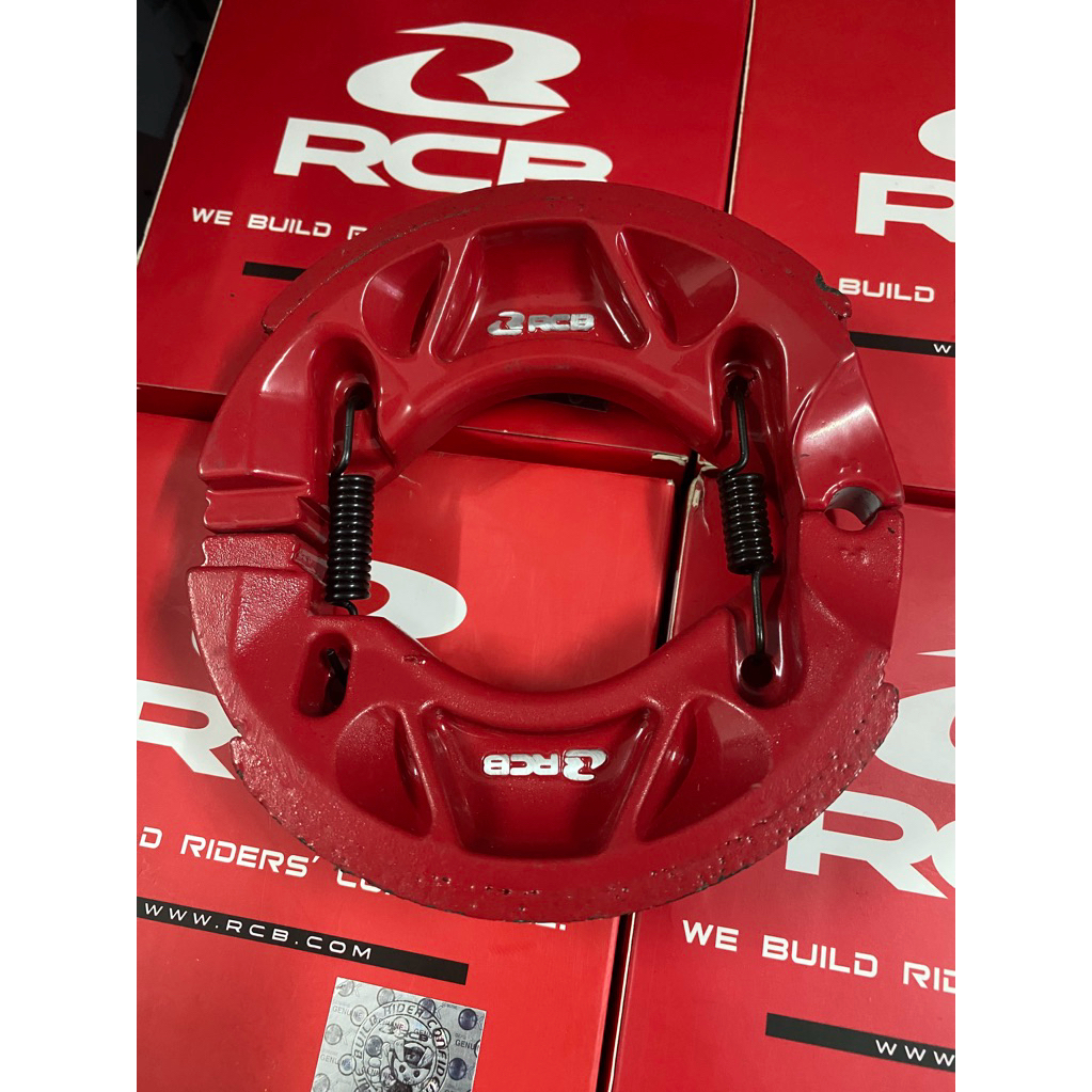 ดรัมเบรคหลังRCB สำหรับ Grandfilano Aerox Mio Fino Nouvo Filano Qbix Spark135 Spark115i  ผ้าเบรคหลังR