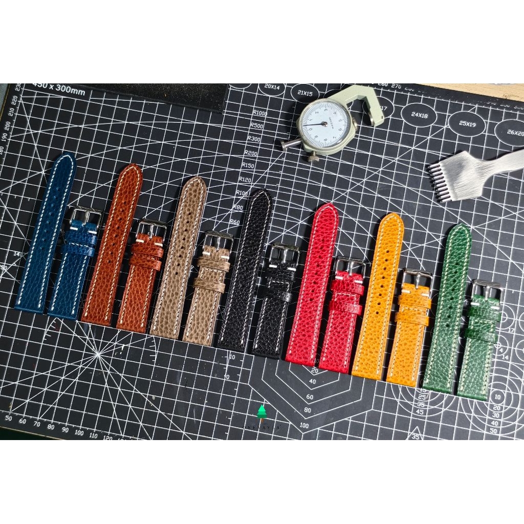 สายนาฬิกาหนังวัวฟอกฝาดอิตาลี Dollaro 🇮🇹