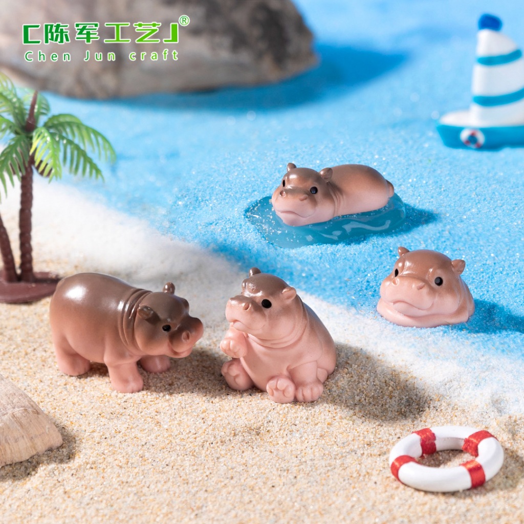 j472 ฮิปโปหมูเด้งของจิ๋วของเล่น
