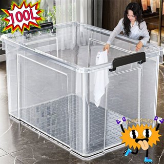 กล่องเก็บของ กล่องพลาสติก ใหญ่ 400 ลิตร ลังเอนกประสงค์ มี 4 …