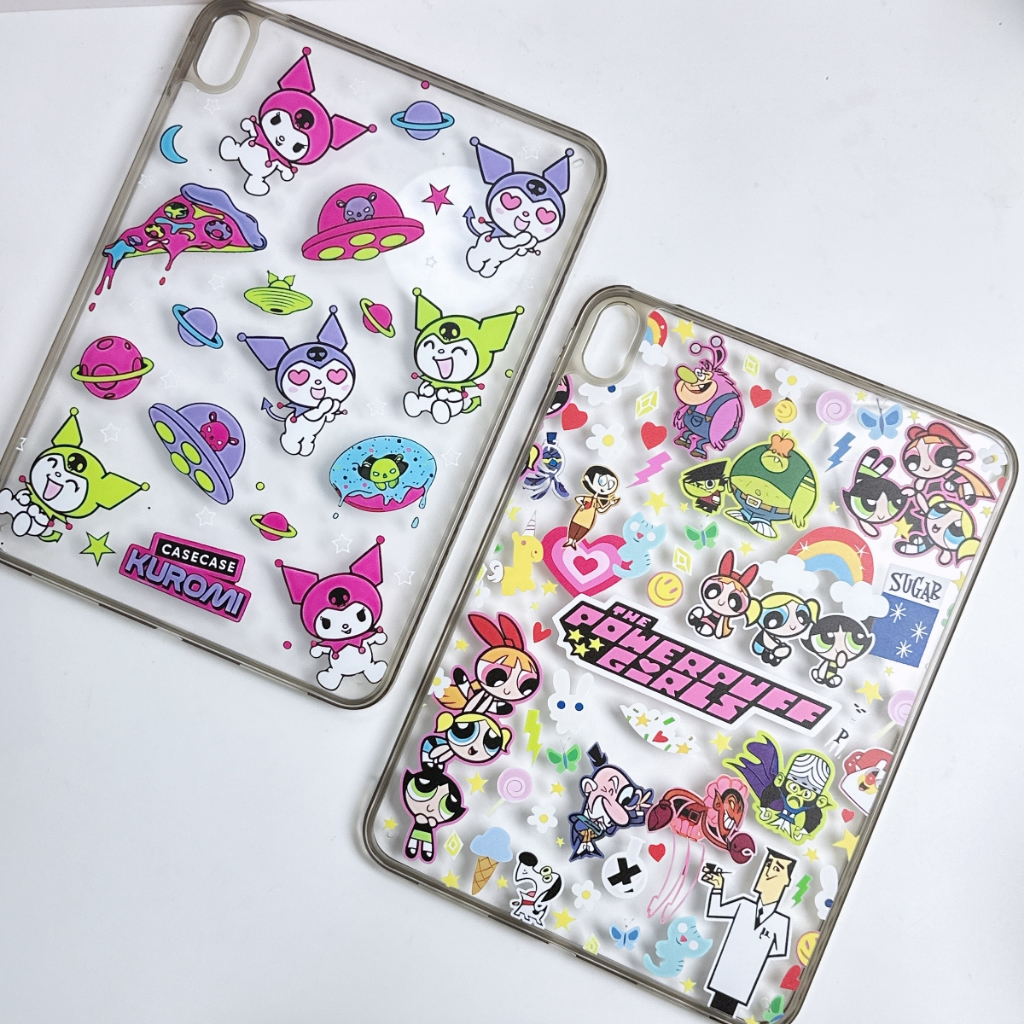 เคสไอแพด Gen10 Gen11 Air4 Air510.9 gen7/gen8/gen9 10.2 Air6 Air7 Pro 11 2022 mini6/7 Air3 หลังใส เคสลายการ์ตูนน่ารัก