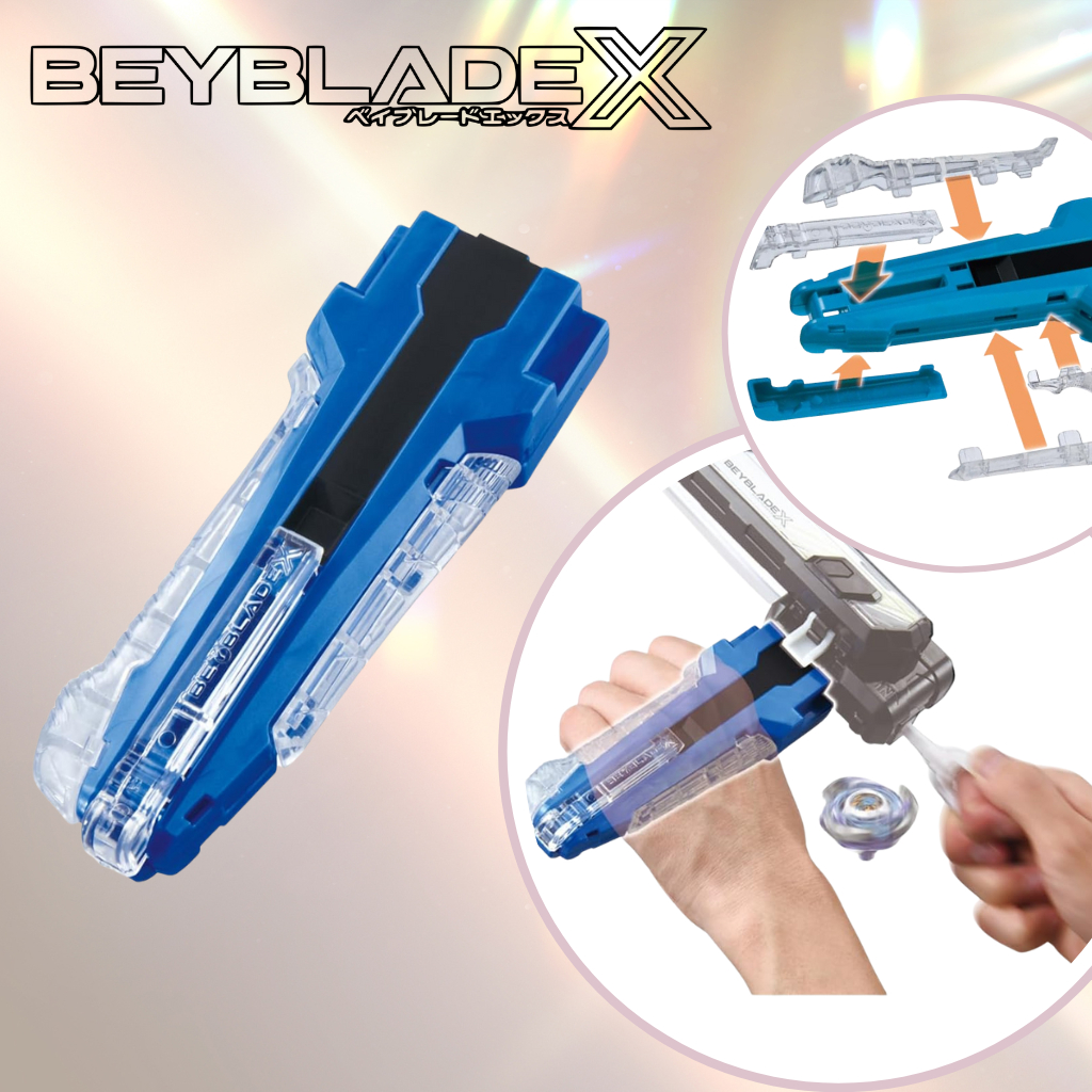 BEYBLADE X BX-42 Rubber Custom Grip Blue Ver.