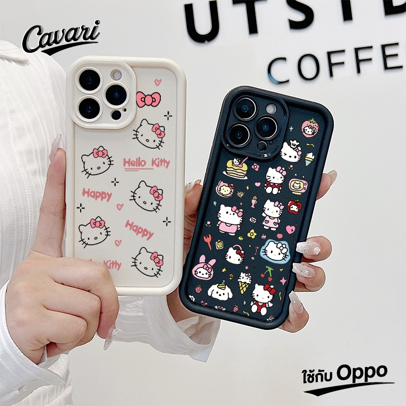 เคสโทรศัพท์ OPPO A17 A57 A3s A18 A53 A16 A58 A7 A17K A5 A38 A54 A12 A77 A15 A9 A5s A78 Reno 5F สาย KT หัวกันกระแทก TPU โ