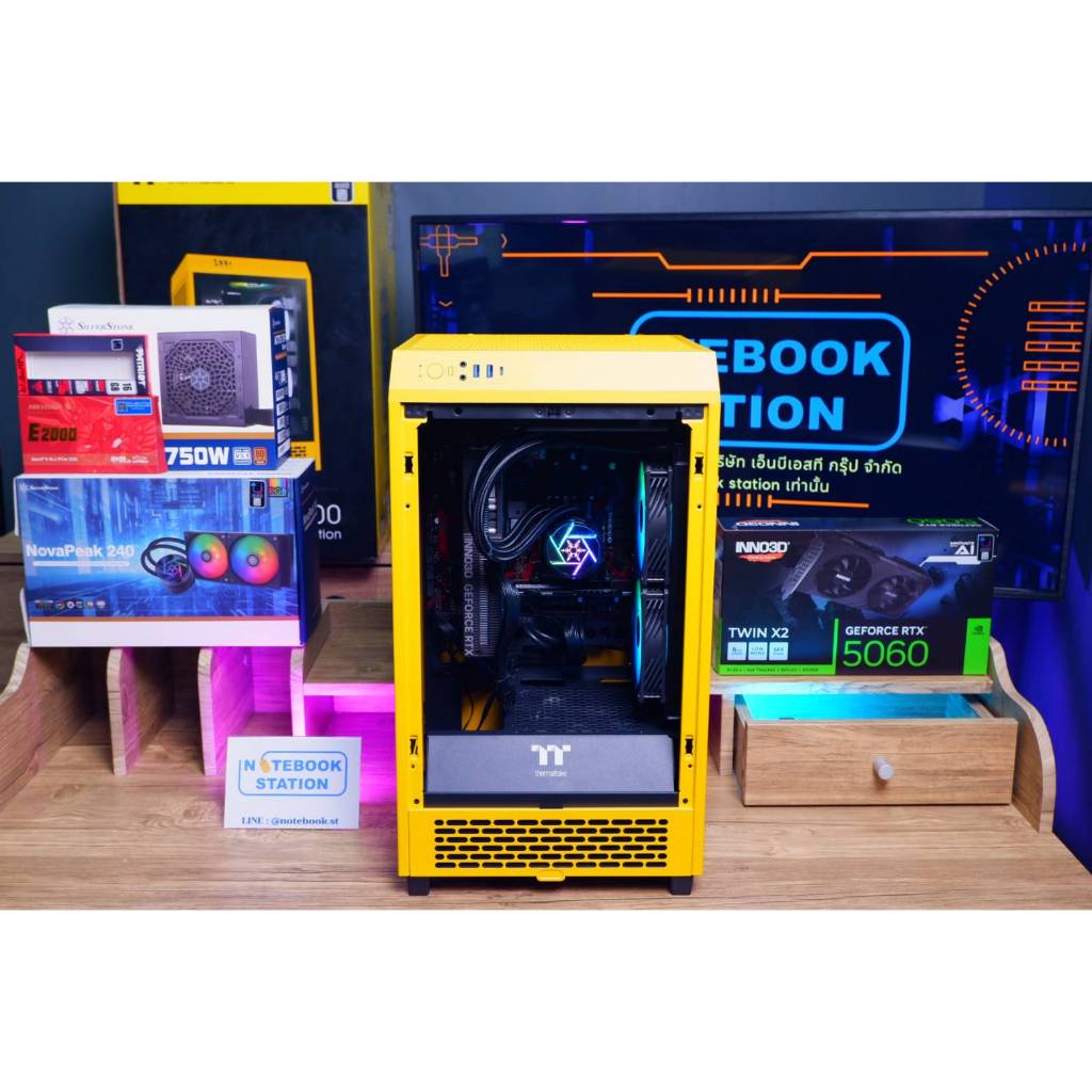 คอมประกอบ NBST-PC-009 I5 12400f / 5060 / Ram 16 GB / SSD 1TB /Mainboard B660M / SILVERSTONE ATTIS 75