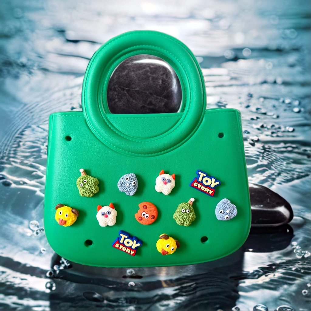 กระเป๋าถือกลางแจ้งสไตล์ใหม่ กระเป๋าถือแฟชั่นสำหรับผู้หญิง กระเป๋าถือ DIY กระเป๋าถือพกพาEVA - รูปที่ 3