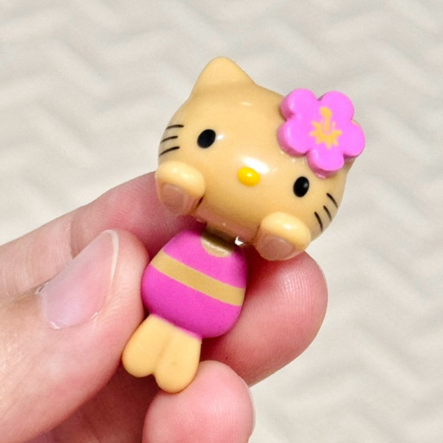 (rare ใหม่พร้อมส่ง) ที่เกาะมือถือ kitty ผิวแทน kitty hawaii