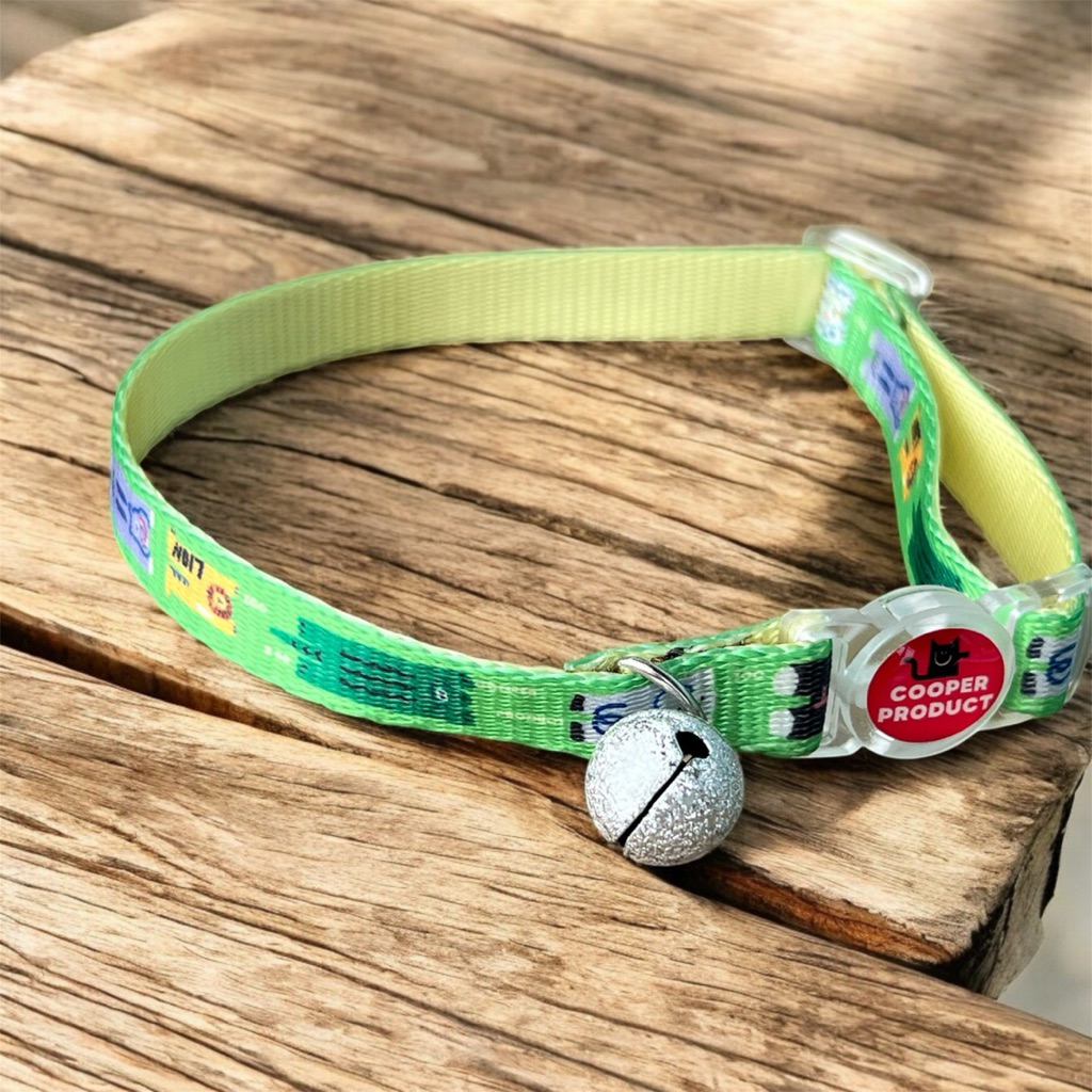 10เส้นสุดคุ้มราคาถูกพร้อมส่ง ปลอกคอนิรภัยแมวCooper products - รูปที่ 4