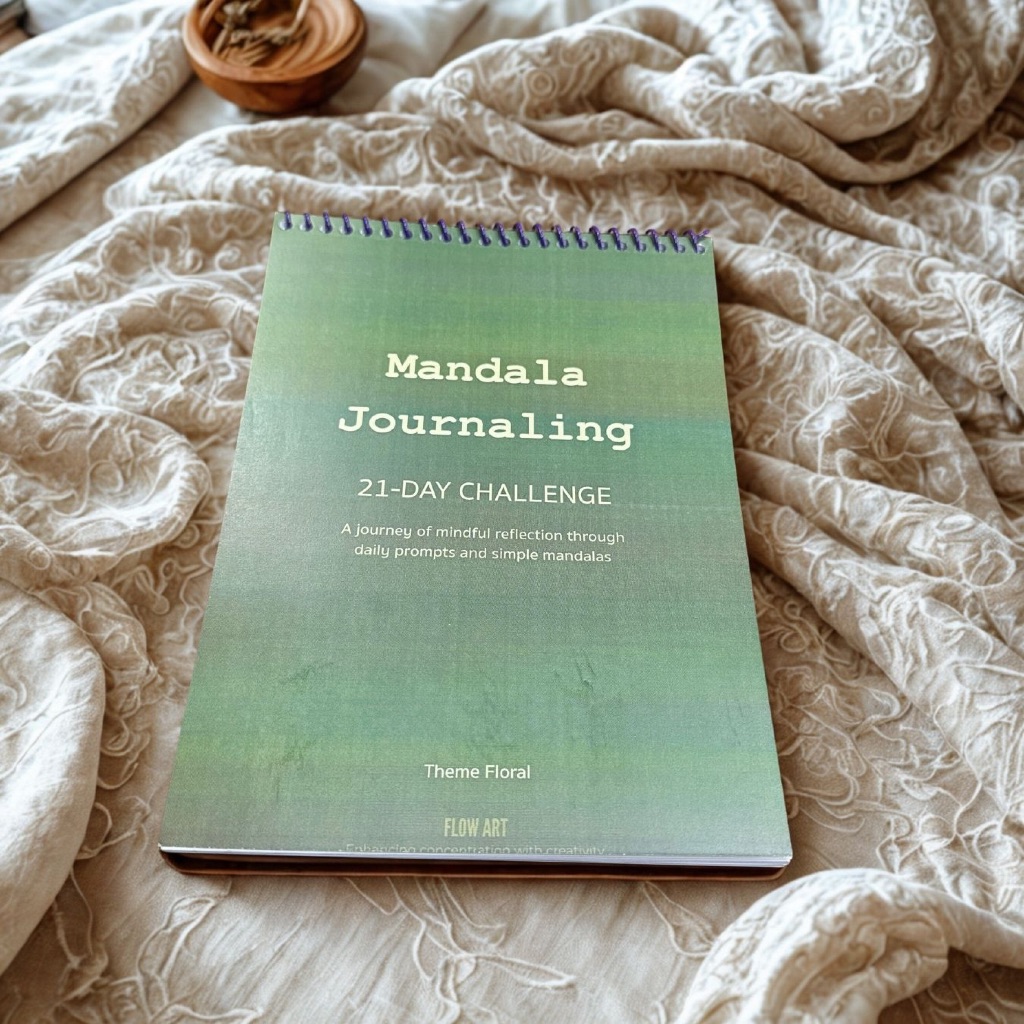 Mandala Journaling 21-day Challenge (Bonus - online private coaching) ขนาด A5