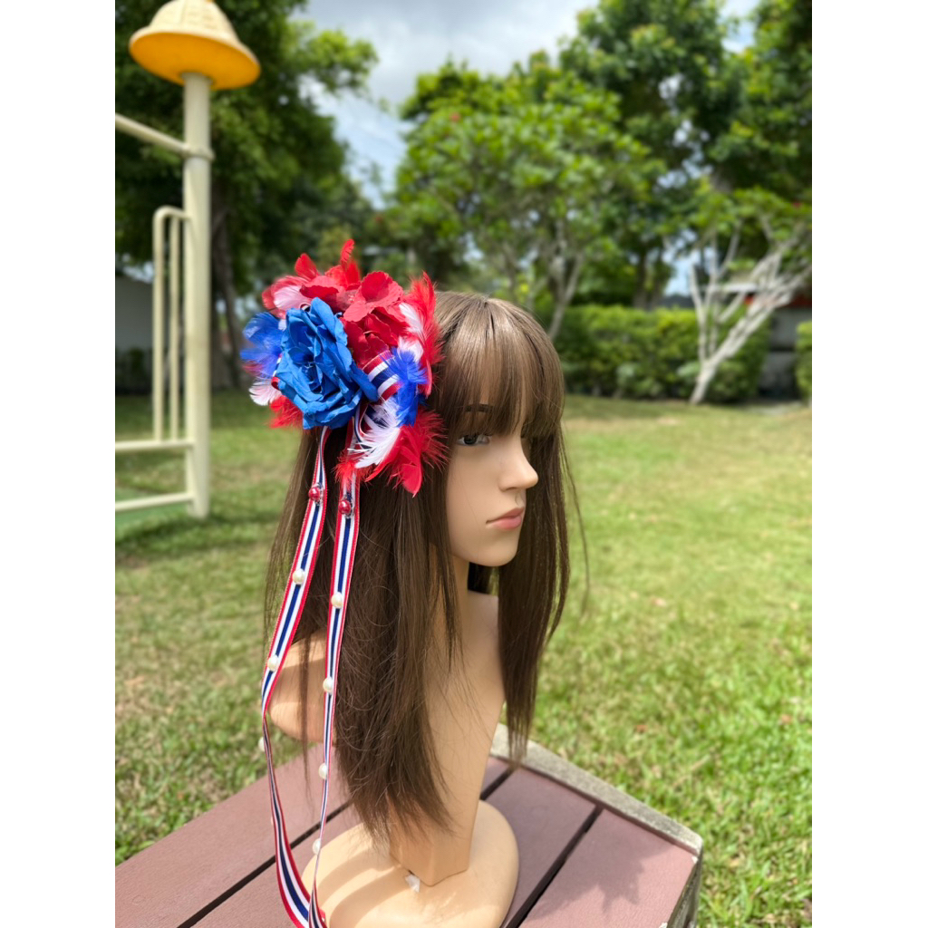 รวมพร็อพไทยแลนด์ที่คาดผมโบว์ยักษ์ แว่น ชฎา คาดผม🇹🇭พร้อมส่งจากไทย🇹🇭 - รูปที่ 7