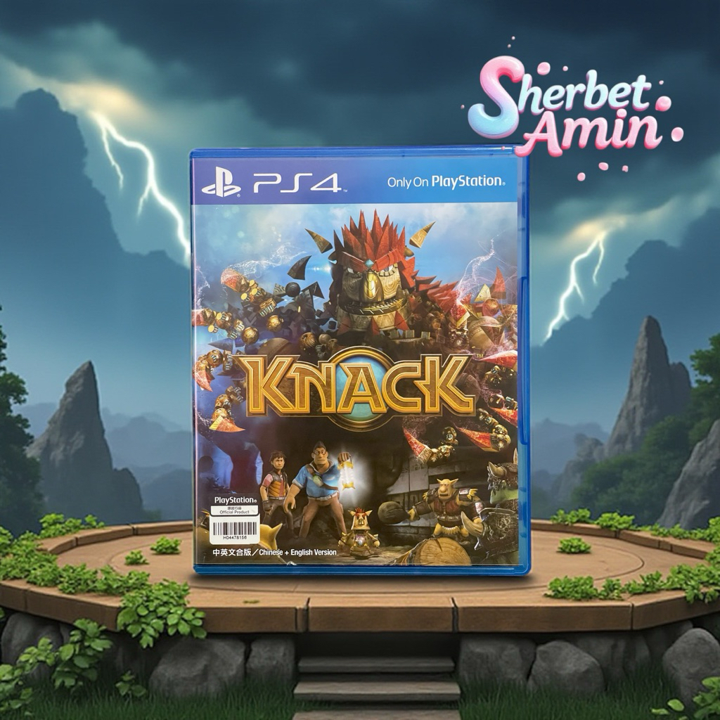 แผ่นเกม ps4 มือสอง / Knack / zone 3