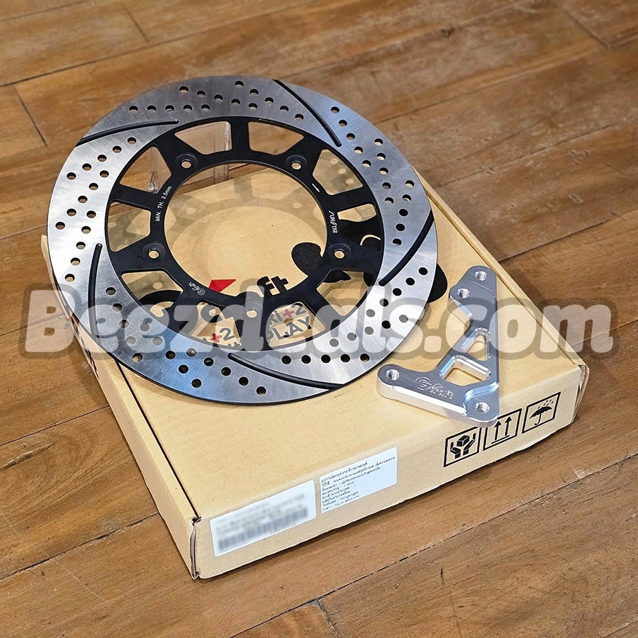 Gcraft ชุดขาจับปั้มดิสหน้า + Sunstar จานเบรก (250mm.) Honda Super Cub C125