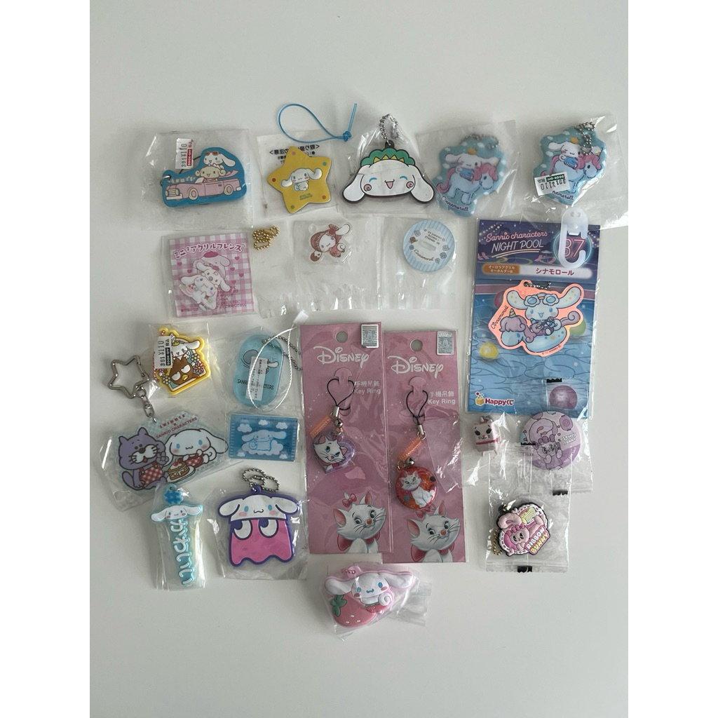 (พร้อมส่ง) - แท้จากญี่ปุ่นมือ 1 พวงกุญแจ Cinnamoroll Marie Esther Bunny Sanrio Disney