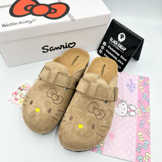 พร้อมส่ง (ของแท้ 100%) Sanrio x Hello Kitty รองเท้าแตะ