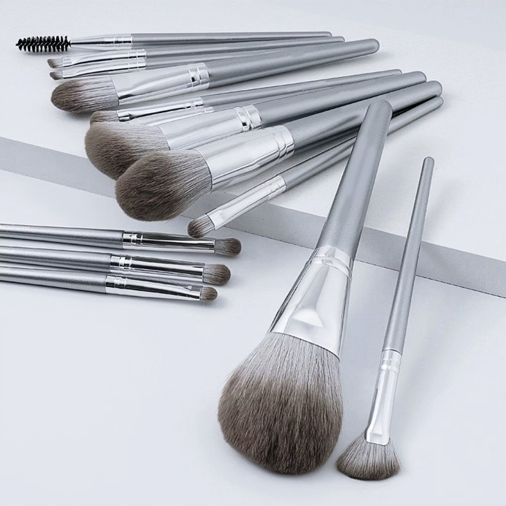 B-31🌟ชุดแปรงแต่งหน้ามืออาชีพพร้อมแปรง 10 &14 ชิ้นที่จำเป็นสำหรับการแต่งหน้าที่ไร้ที่ติ - รูปที่ 3