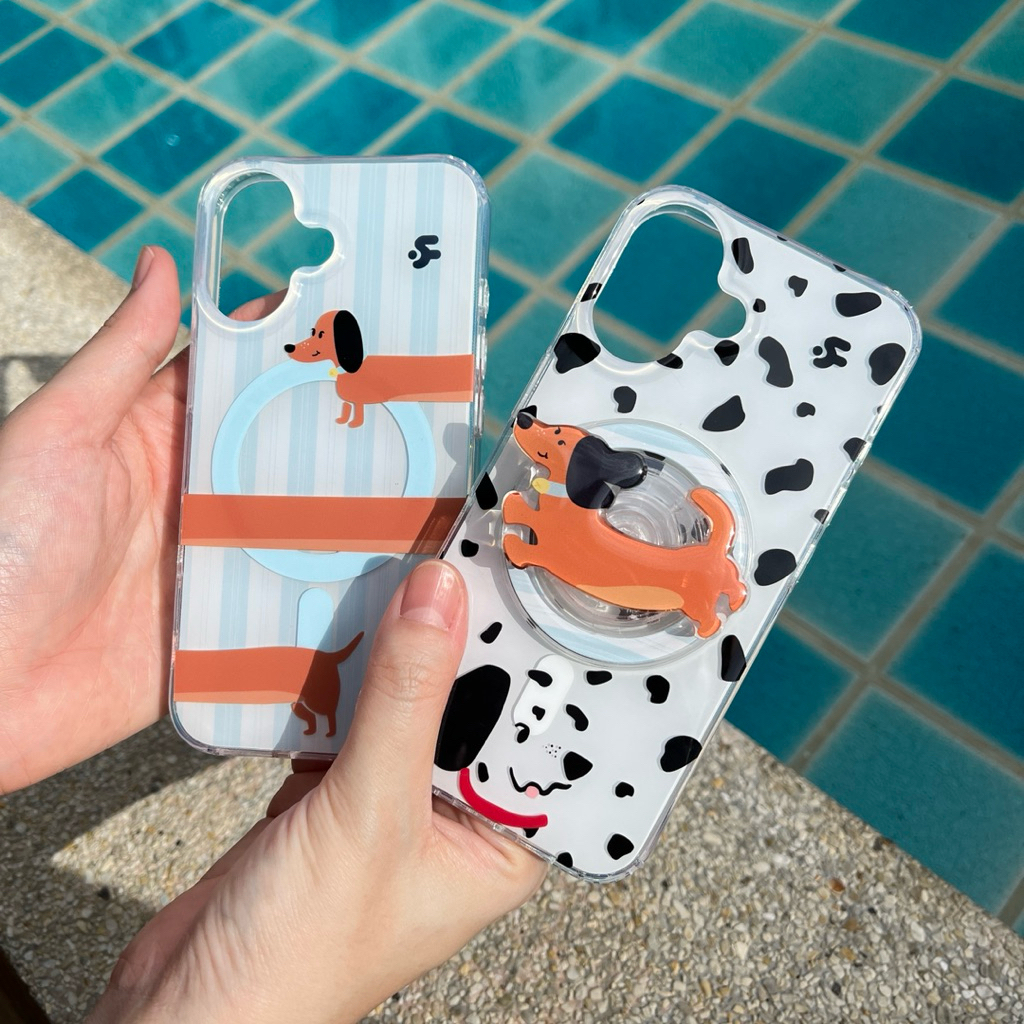 เคสโทรศัพท์ feelsogood.co with Magnetic | dog collection กันเลนส์กล้อง | รองรับ Magnetic