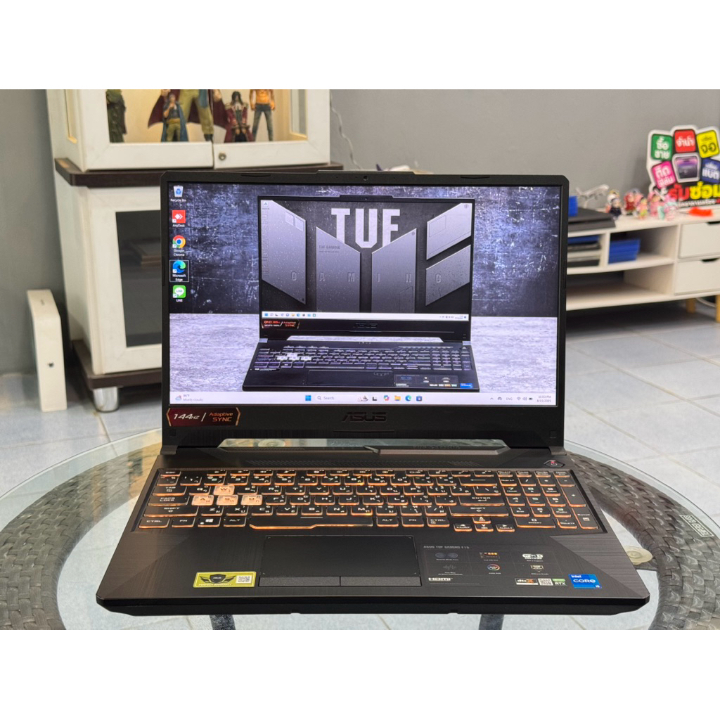 Asus TUF Gaming F15 FX506HE-HN003T มือสองพร้อมใช้งาน โน๊ตบุ๊คเล่นเกม