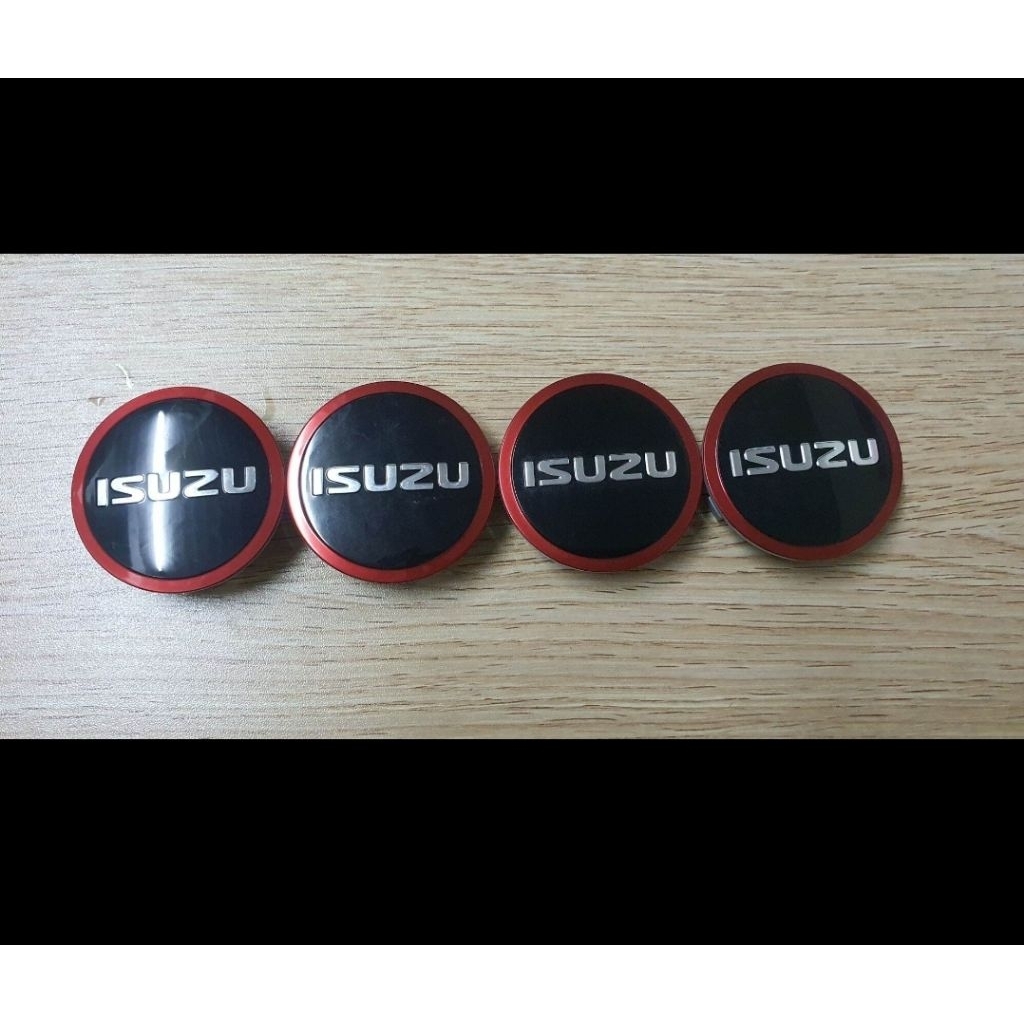 ฝาปิดดุ้มกลางอีซุซูแท้ฝาปิดฝาล้อ ISUZUฝาปิดกลางเบ้า ฝาล้อ ที่ปิดล้อ ฝาครอบดุมล้อสินค้าผ่านใช้มือ2(ราคารวม4ชิ้น)