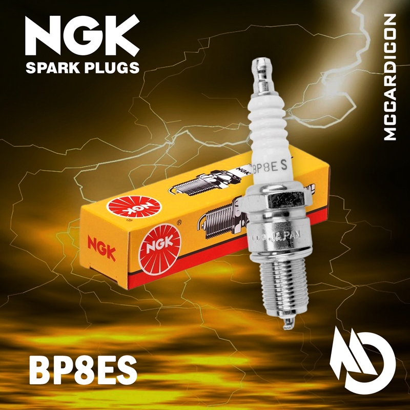 หัวเทียน (Spark Plug) NGK BP8ES สำหรับ Nova Dash, Smile, Tena, KR150, Leo Star, Victor, Tiara, RX-Z