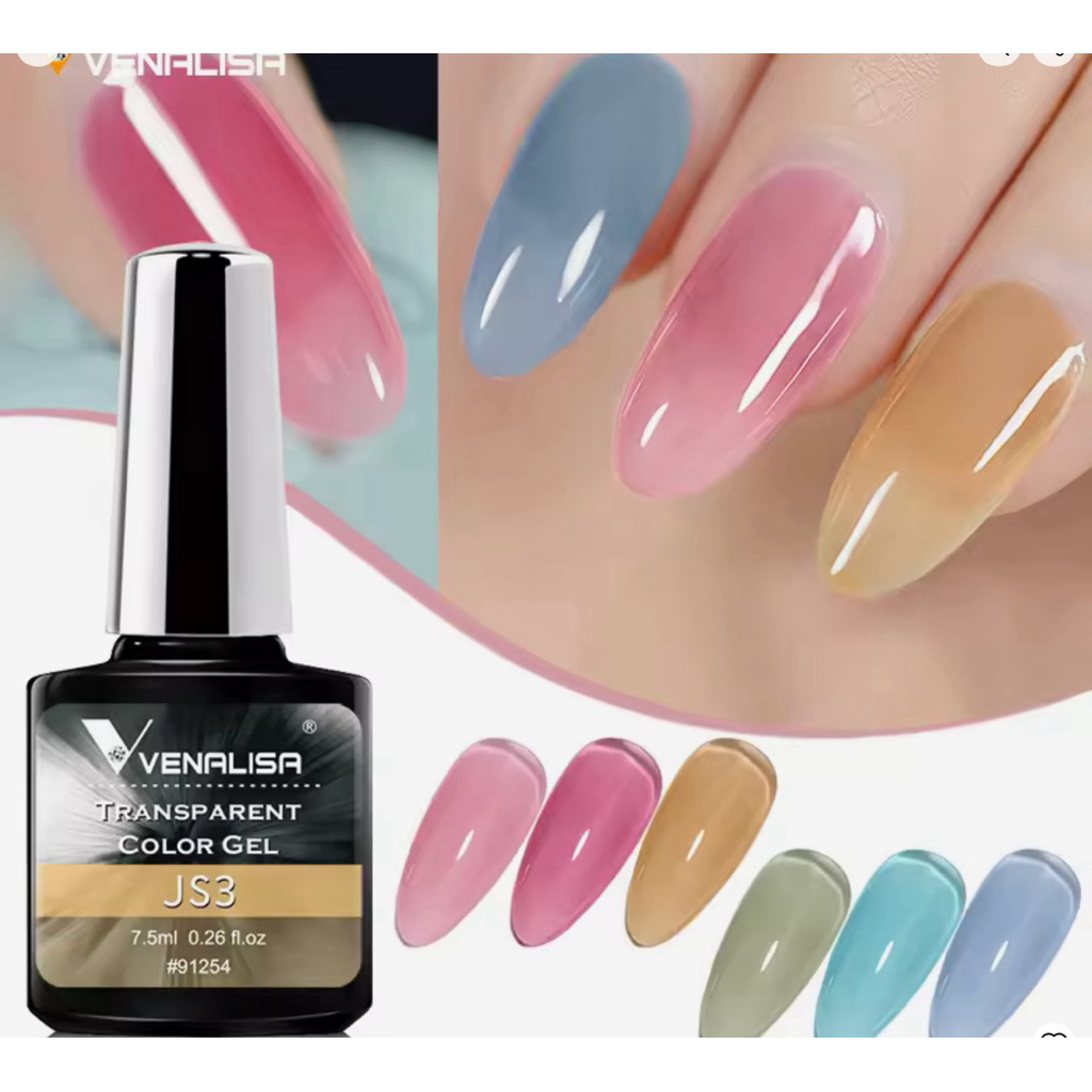 เซตสีไซรัปแบรนด์ venalisa 6 สี TPO free  Hema free