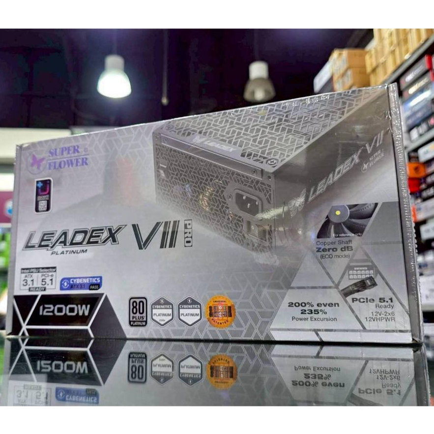 SUPER FLOWER READEX VII PRO 1200W WHITE PSU