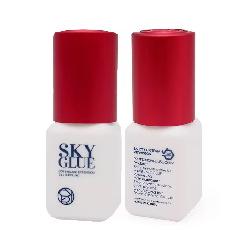 *ของแท้100%*  กาวต่อขนตา Sky (สกาย) ฝาแดง กาวติดขนตา กาวมืออาชีพ SKY glue 5g แห้ง 1-2วิ กาวติดทน 6-7อาทิตย์  ส่งไวในไทย ราคา ถูกที่สุด ดีลบีเคเค แกลเลอรีภาพที่ 7