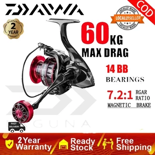 daiwa Spinning reel รอกตกปลา บปั่นรอกตกปลา หมาป่า รอกตกปลาสปิน รอกสปิ้นนิ่ง รอกตกปลาถูกๆ 7:2:1