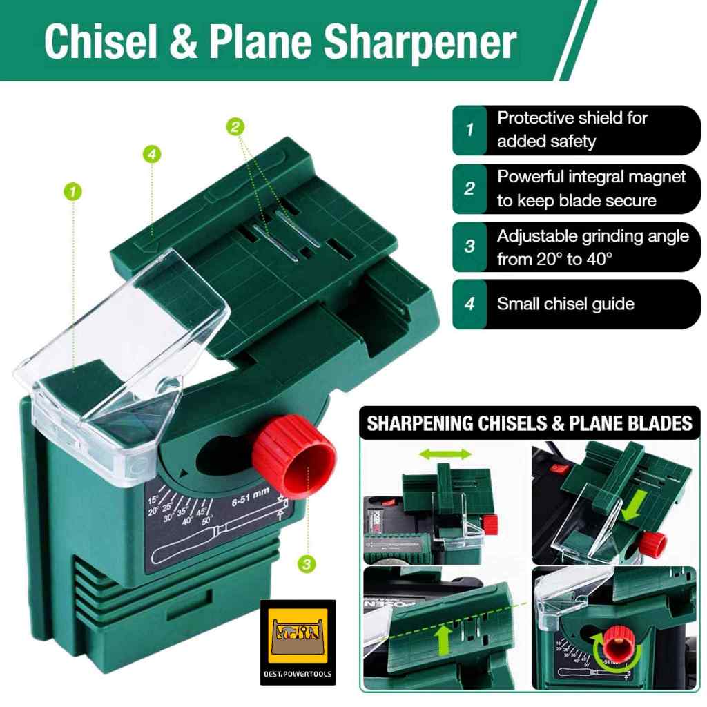 POSENPRO เครื่องลับคมไฟฟ้าอเนกประสงค์ 3IN1 65 วัตต์ เครื่องลับคมดอกสว่าน ลับคมมีด หรือเครื่องลับคมสิ่ว - รูปที่ 3