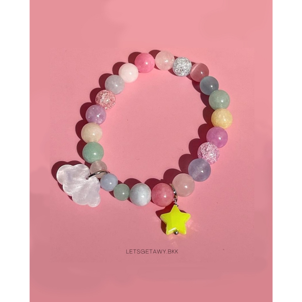 LETSGETAWAY- Lucky Stone Bracelet รุ่น CLOUD STAR Limited (Preorder 7 Days)*ไม่ต้องเผื่อไซส์ค่ะ*