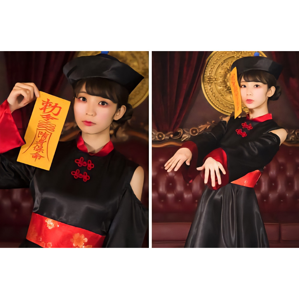 (พร้อมส่ง)🇹🇭👻ชุดฮาโลวีนผีดิบแวมไพร์ ชุดแต่งกายซอมบี้ผีจีน - รูปที่ 2