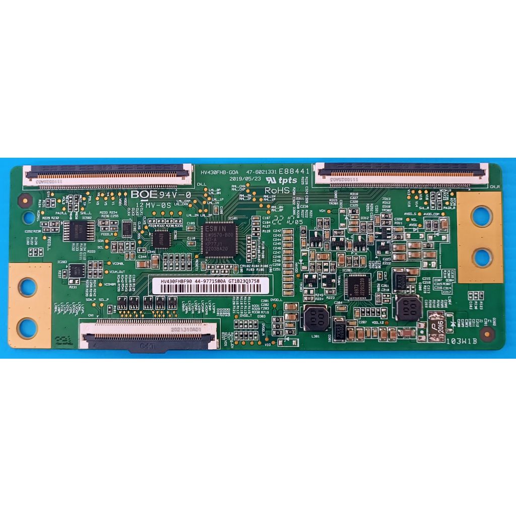 บอร์ดทีคอน ACONATIC 43HS100AN , 43HS410AN , 43HS600AN พาสบอร์ด HV430FHB-G0A เวอร์ชั่น HV430FHBF90