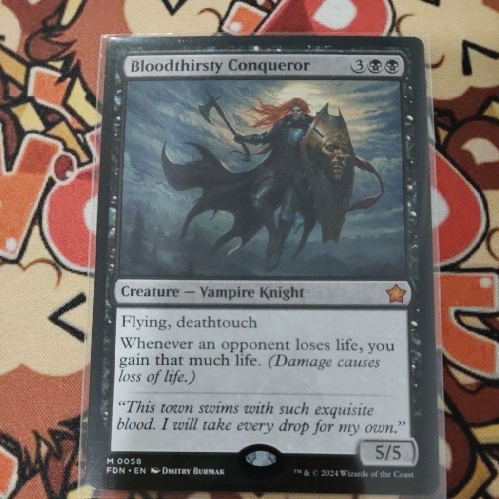 Bloodthirsty Conqueror (Creature - Vampire Knight)