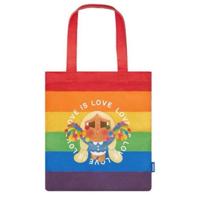 🚛สินค้าพร้อมจัดส่ง🚛 🌈🌈กระเป๋าถุงผ้า 𝘾𝙧𝙮𝙗𝙖𝙗𝙮 𝙧𝙖𝙞𝙣𝙗𝙤𝙬 𝙨𝙚𝙧𝙞𝙚𝙨 𝙏𝙤𝙩𝙚 𝙗𝙖𝙜
