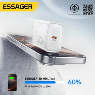 Essager PD30W/20W เครื่องชาร์จ เครื่องชาร์จเร็วแบบ Type-C US/EU มาตรฐาน for ip5-16