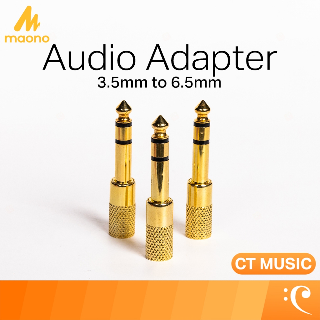 หัวแปลงหูฟังคุณภาพสูง Maono Audio Adapter 3.5mm to 6.5mm