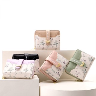 SUPHIAR กระเป๋าสตางค์ผู้หญิง 2025 ใหม่กระเป๋าสตางค์ลายดอกไม้…