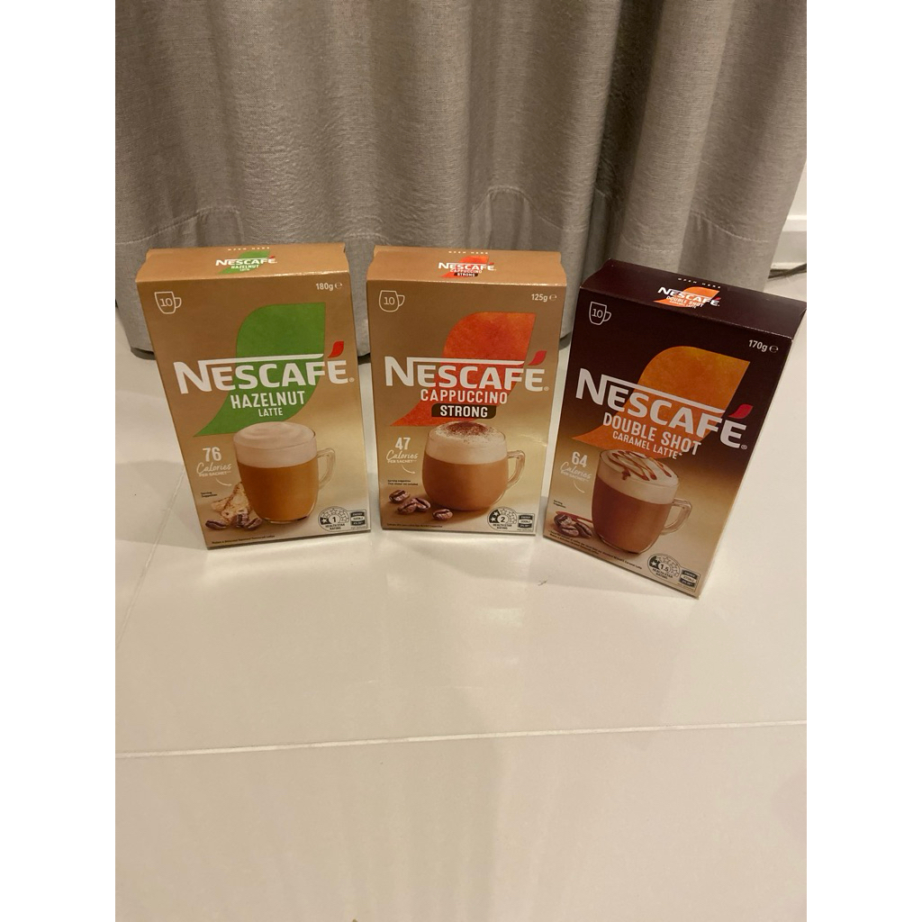 กาแฟ Nescafe double shot caramel latte