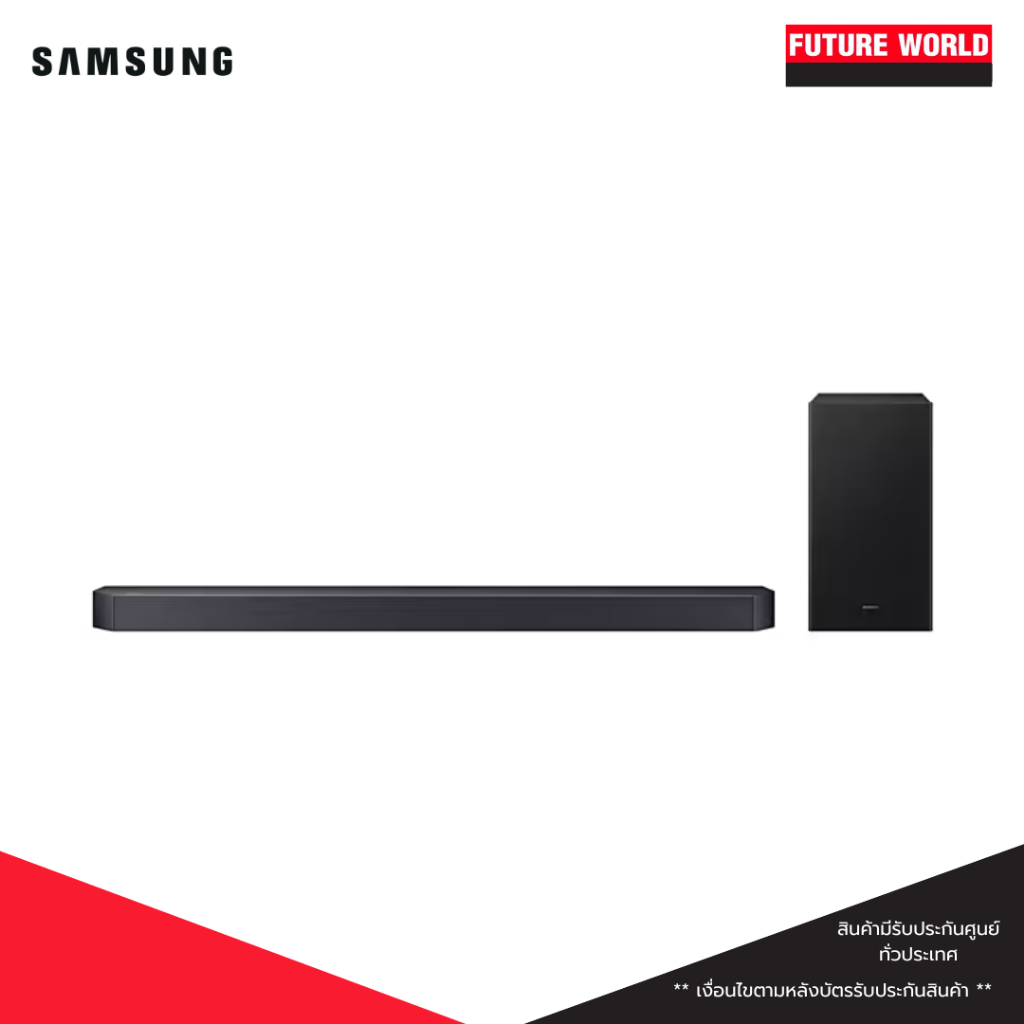 ลำโพงซาวด์บาร์ Samsung Q-Series Soundbar HW-Q600F/XT ระบบเสียง 3.1.2 ch