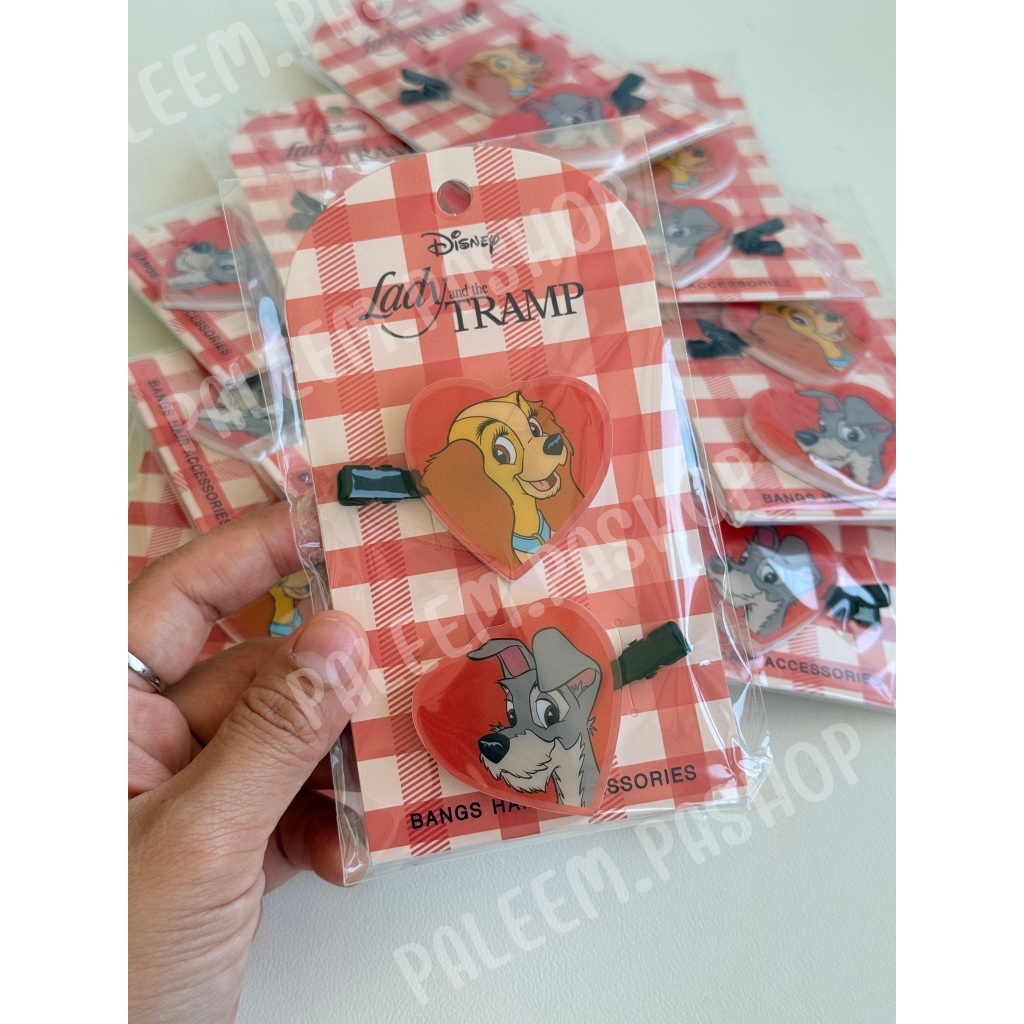 พร้อมส่ง ✅️ กิ๊บติดผม Lady and the tramp หมาเลดี้  🇯🇵